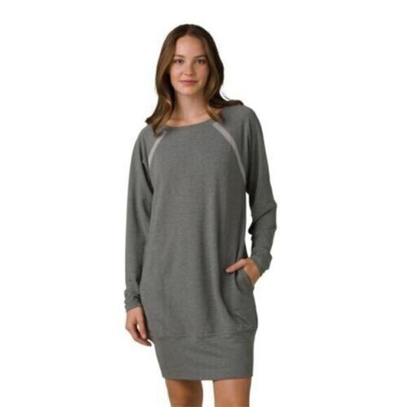 prAna 1963451 Women's Sz XS Ashy Gray Rosie Dress $99 - Picture 10 of 11